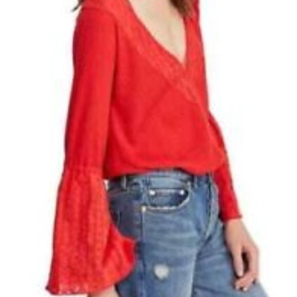 Free People Parisian Nights Tunic Top Women S Eyelet Embroidered V-neck Boho - Picture 15 of 15